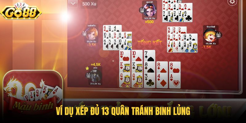 vi-du-xep-du-13-quan-tranh-binh-lung
